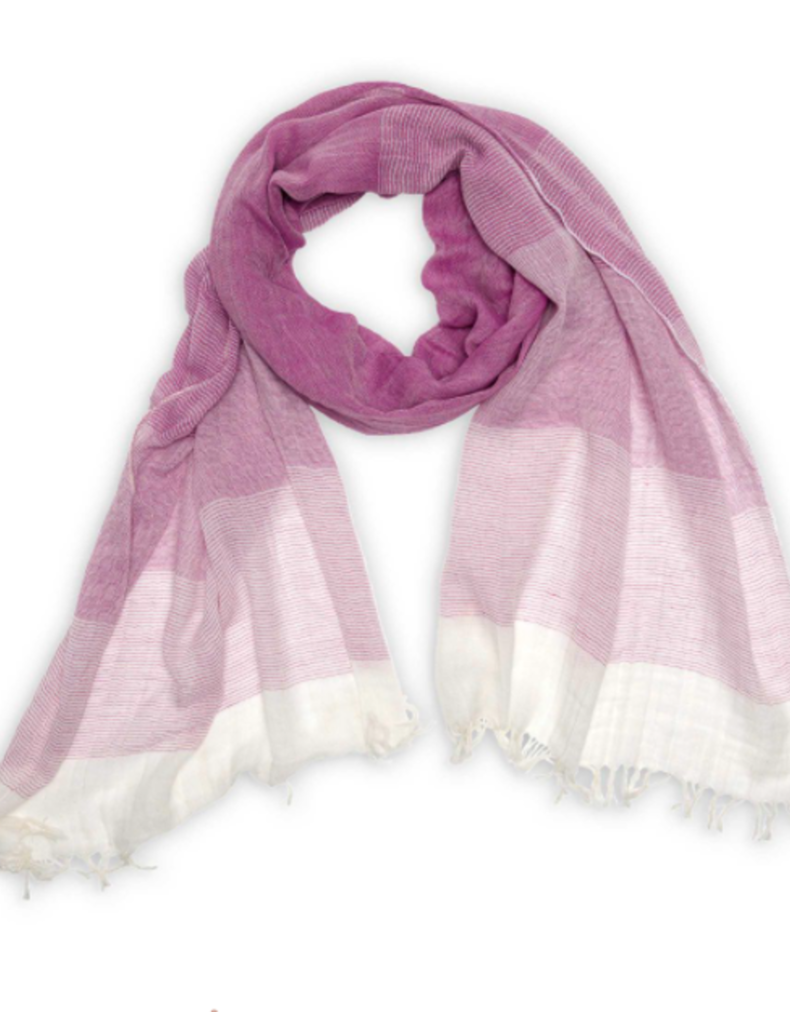 Pokoloko Pokoloko Cotton Scarf Fade Purple