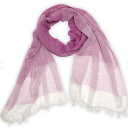 Pokoloko Pokoloko Cotton Scarf Fade Purple
