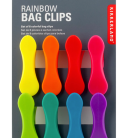 Kikkerland Rainbow Bag Clips 8