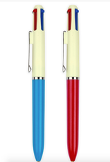 Kikkerland Vintage Click Pen Red/Blue