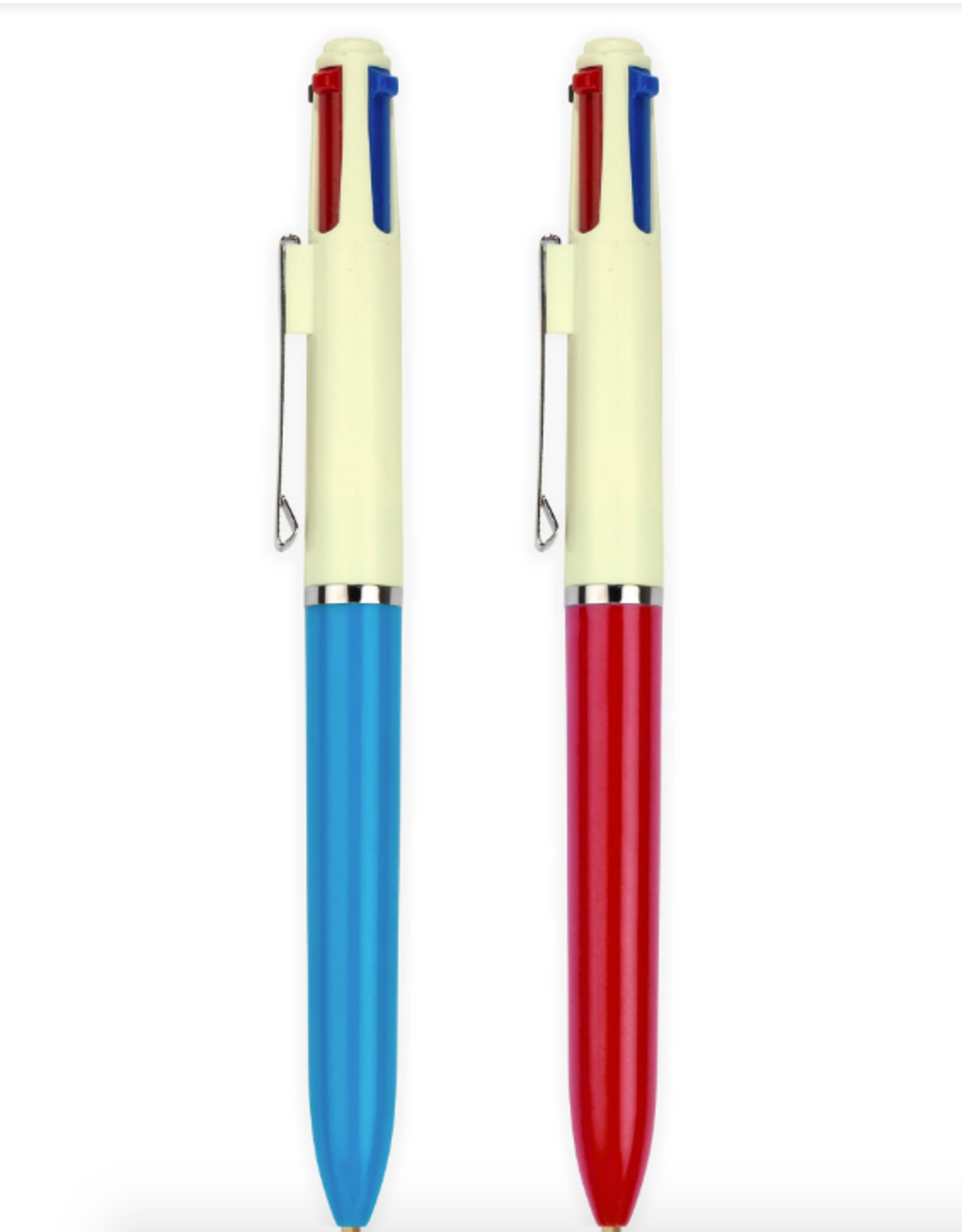 Kikkerland Vintage Click Pen Red/Blue