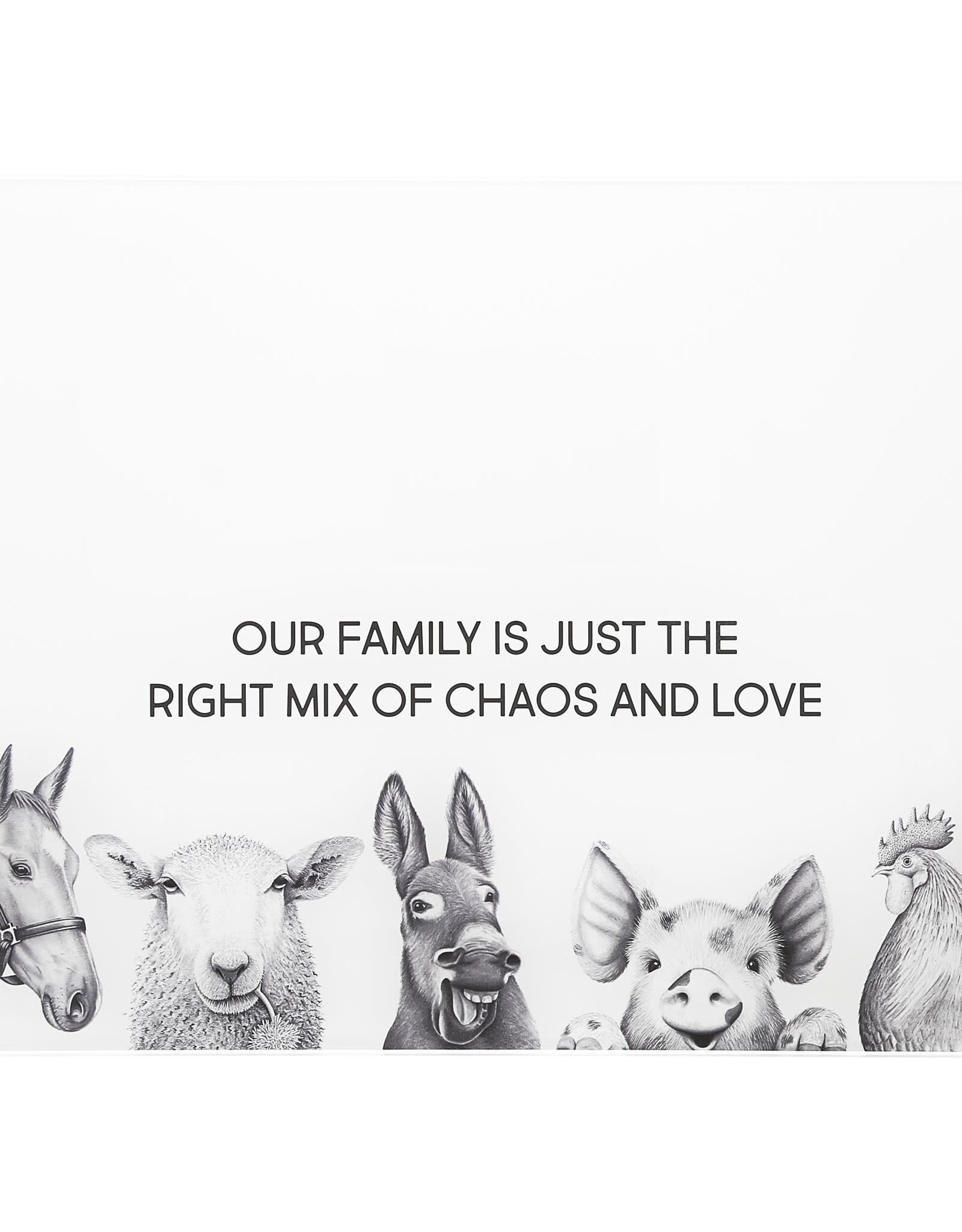 animal antics Animal Antics Glass Cutting Board