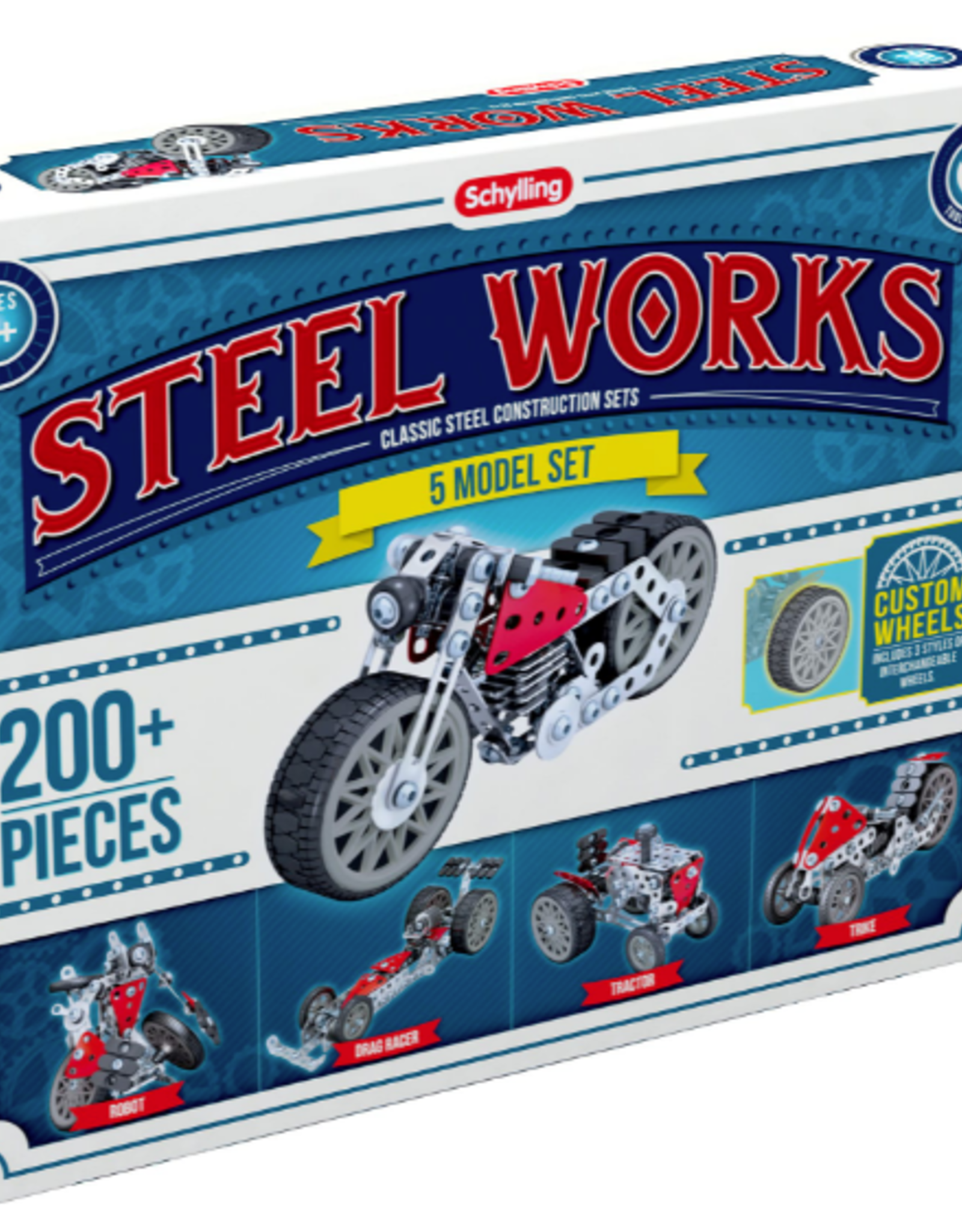 Schylling Steel Works 5 Model Set