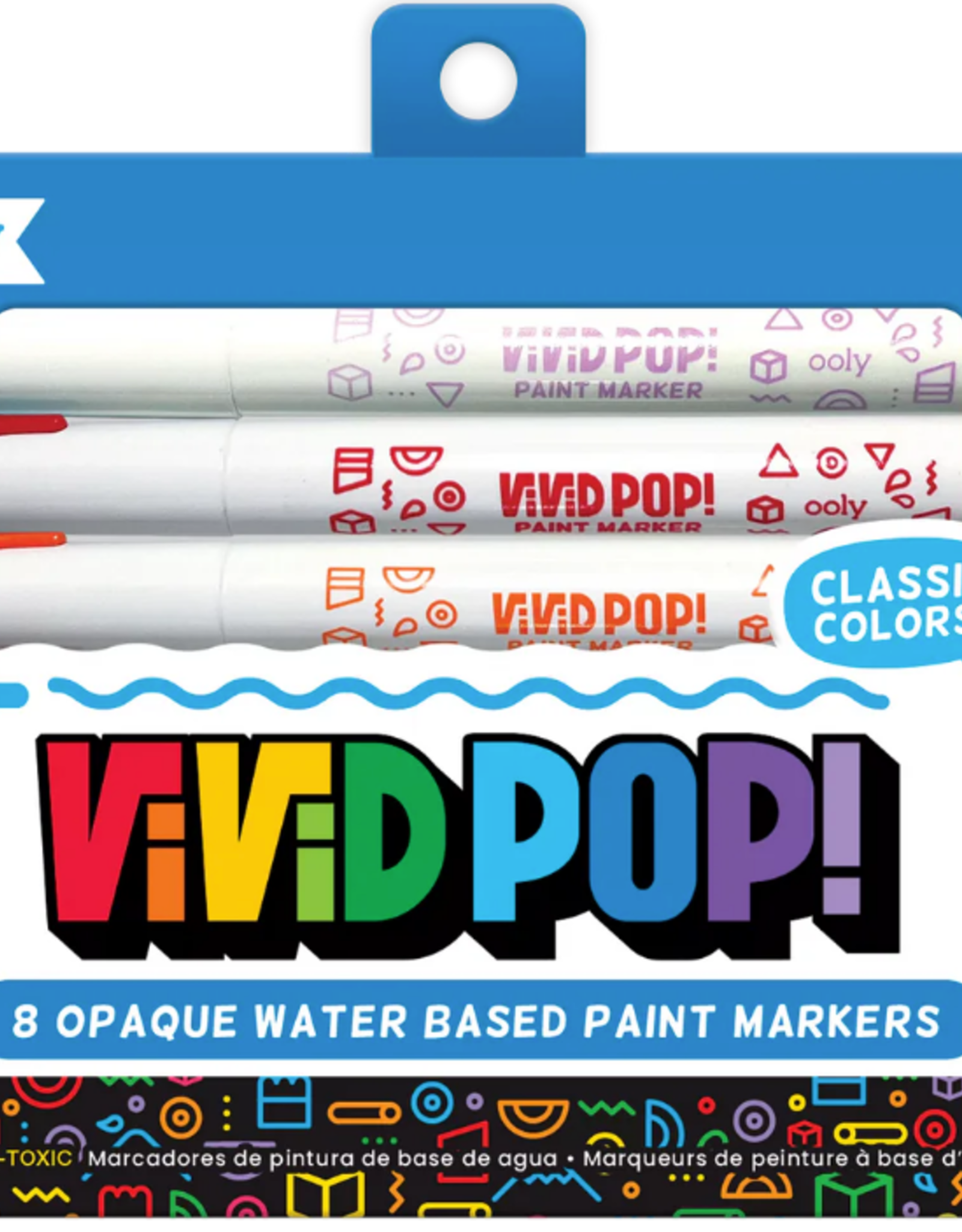 OOLY Vivid Pop Paint Markers Set of 8