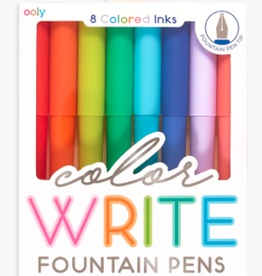 OOLY Color Write Fountain Pens set of 8