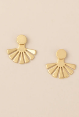Scout Curated Refined Earring Sunburst jacket Gold