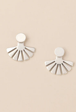 Scout Curated Refined Earring Sunburst jacket Silver
