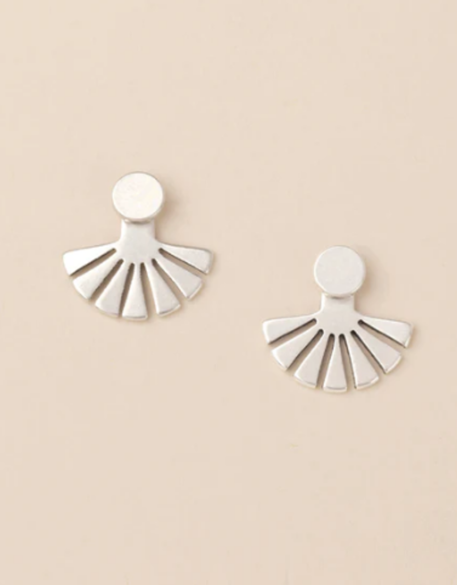 Scout Curated Refined Earring Sunburst jacket Silver