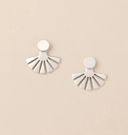 Scout Curated Refined Earring Sunburst jacket Silver