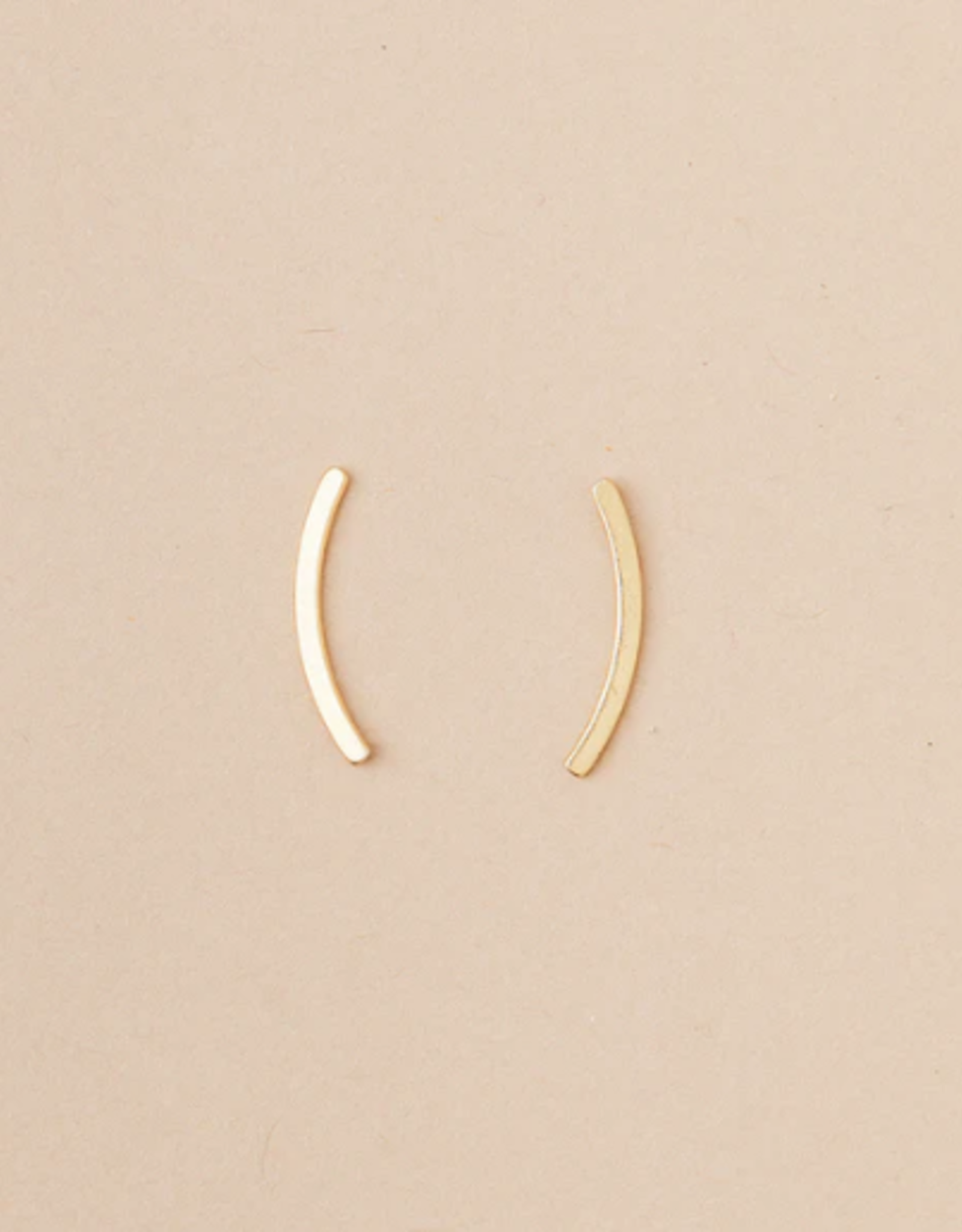 Scout Curated Refined Earring - Comet Curve Gold