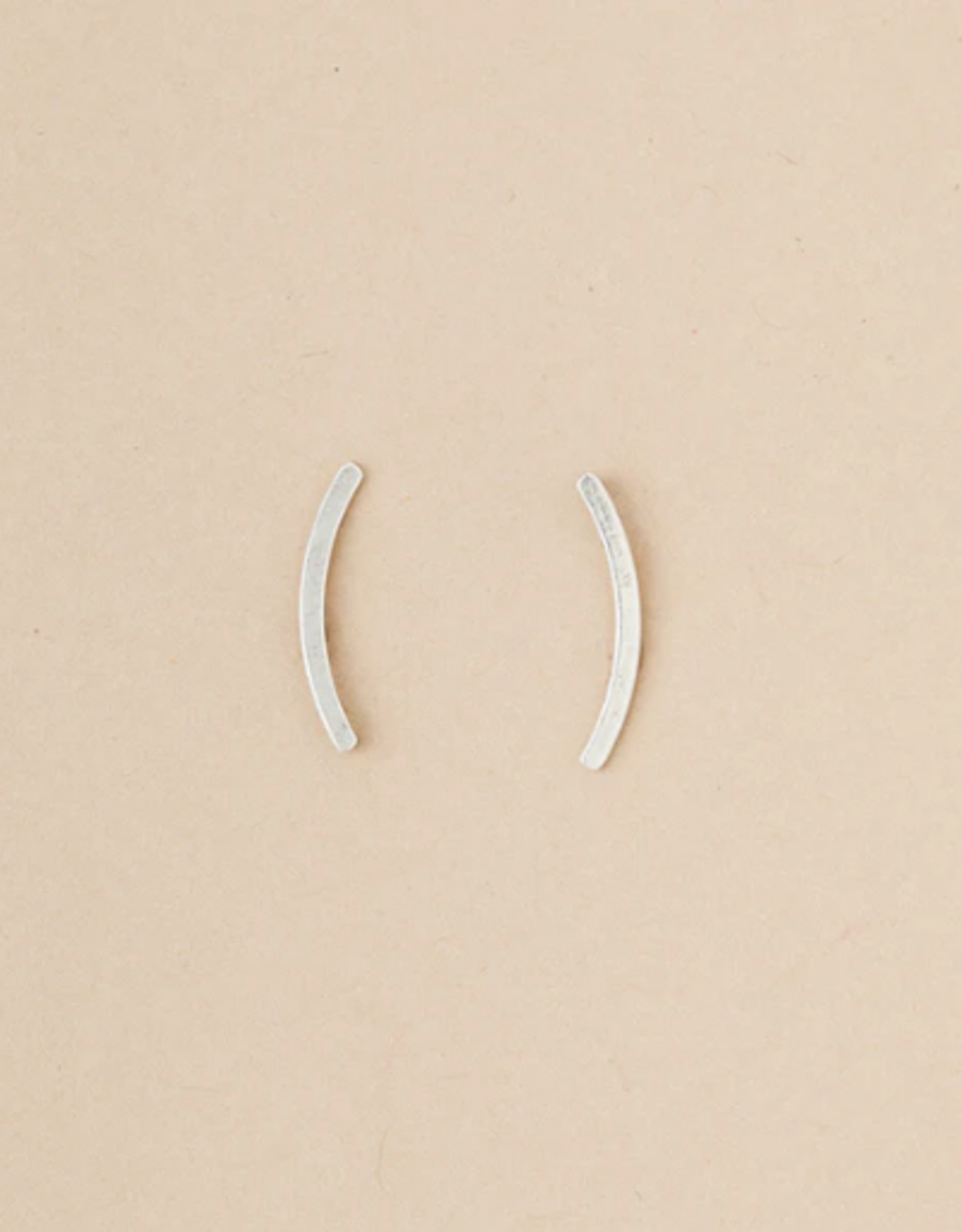 Scout Curated Refined Earring - Comet Curve Silver