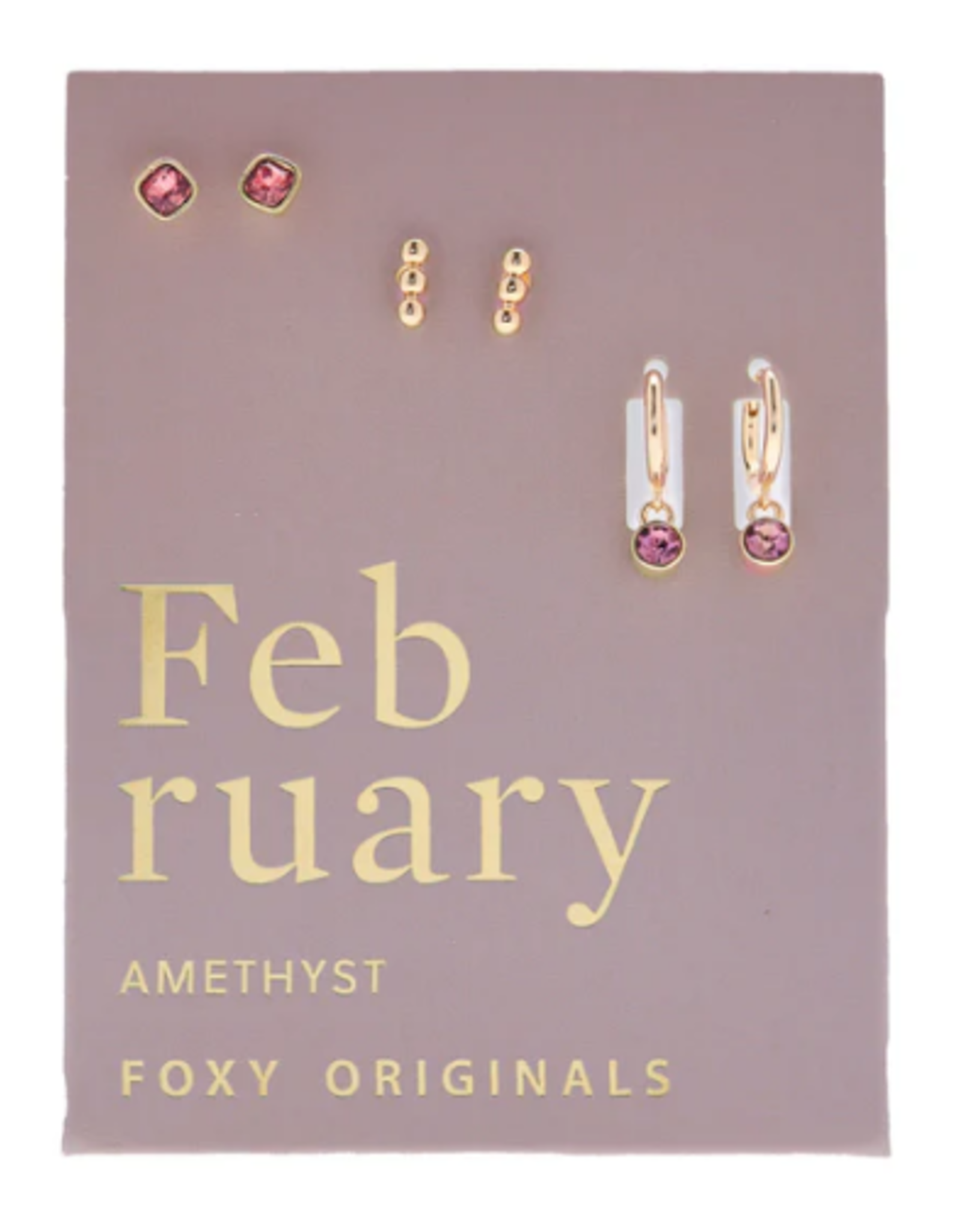 Foxy Originals The Birthstone Collection Earrings