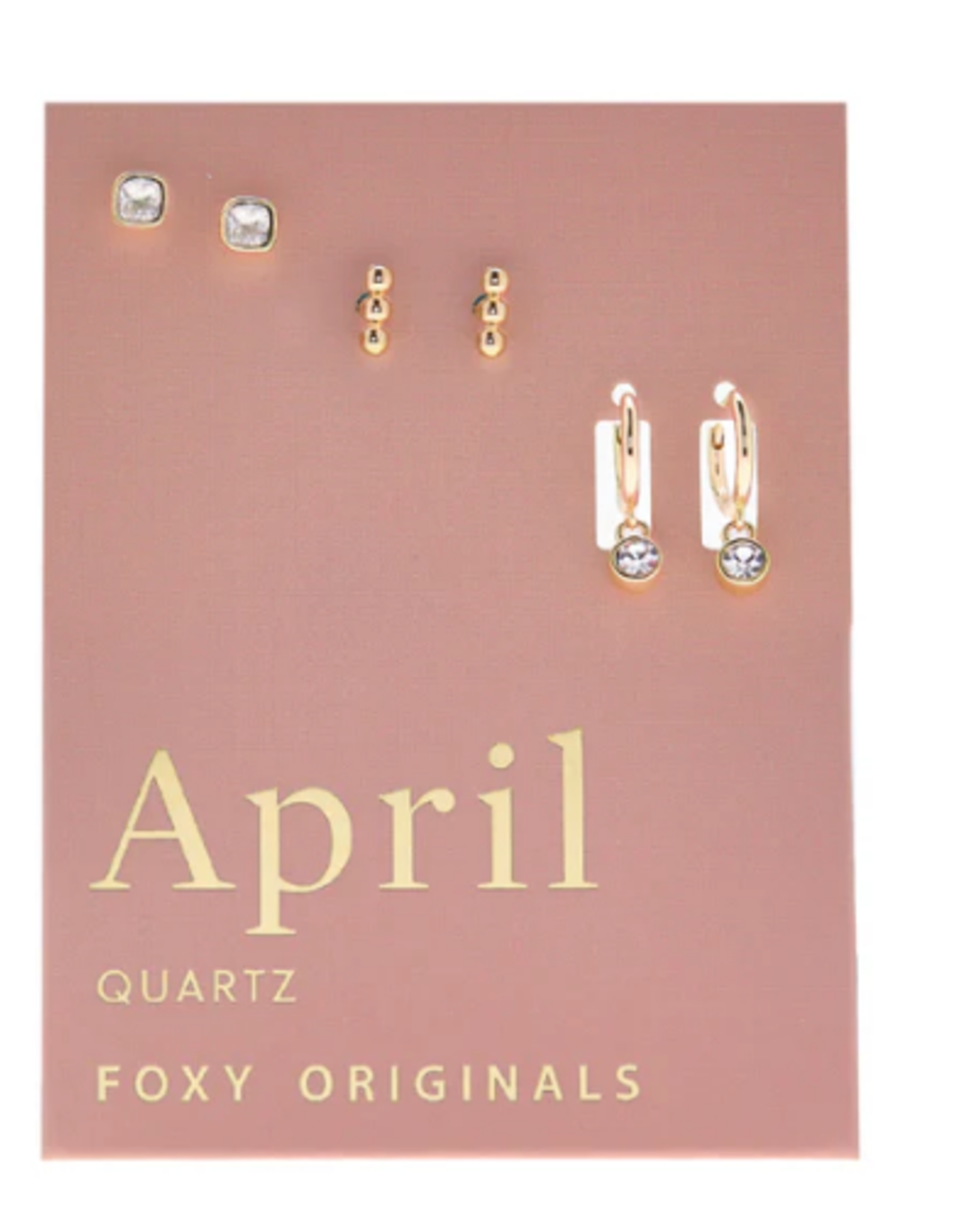 Foxy Originals The Birthstone Collection Earrings