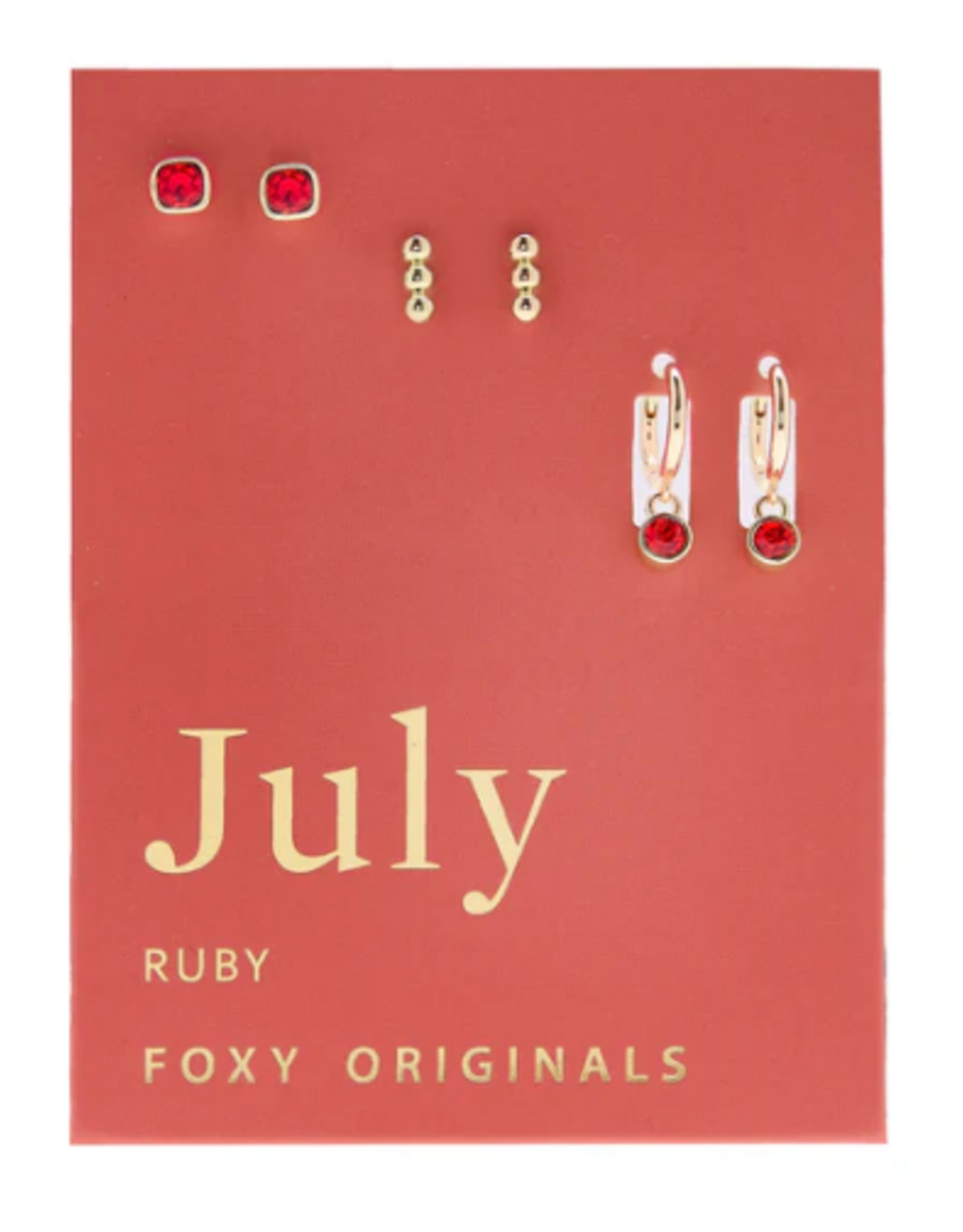 Foxy Originals The Birthstone Collection Earrings