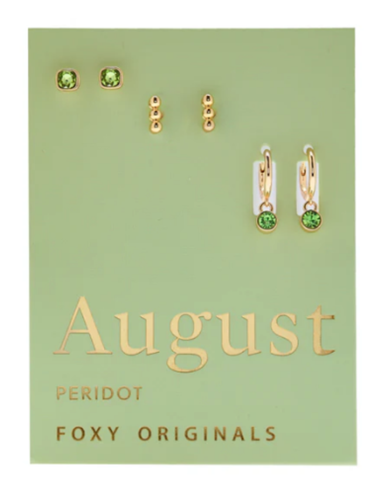 Foxy Originals The Birthstone Collection Earrings