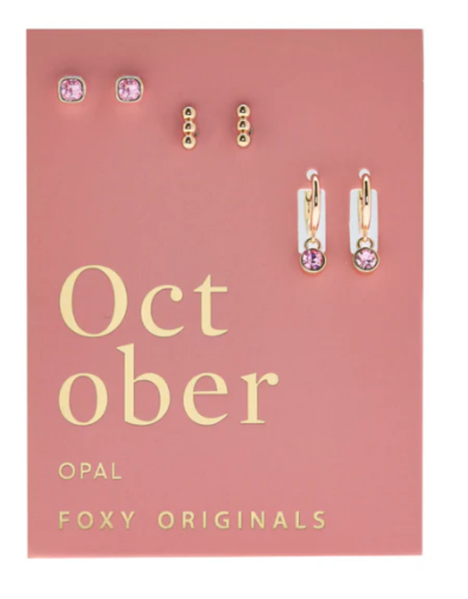 Foxy Originals The Birthstone Collection Earrings