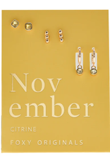 Foxy Originals The Birthstone Collection Earrings