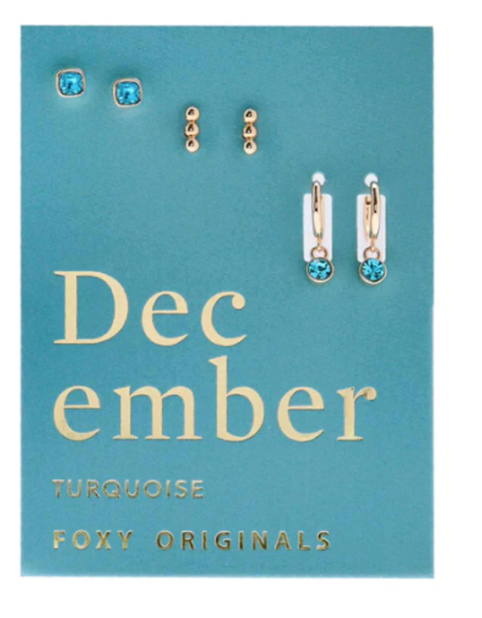 Foxy Originals The Birthstone Collection Earrings