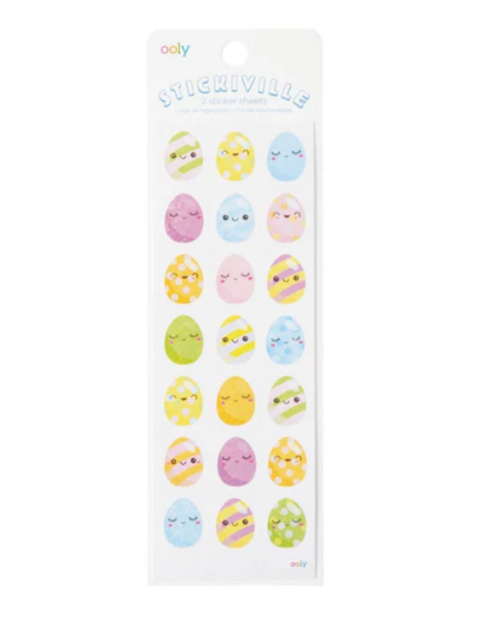 OOLY Stickiville Stickers Easter Eggs