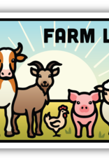 Northwest Stickers NW Stickers Farm Life Animlas