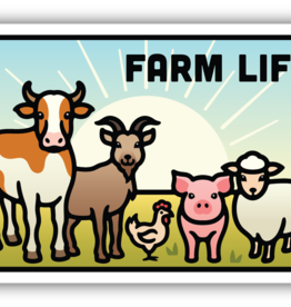 Northwest Stickers NW Stickers Farm Life Animlas