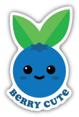 Northwest Stickers NW Stickers Berry Cute Blueberry