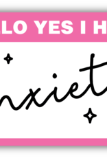 Northwest Stickers NW Stickers Anxiety Nametag
