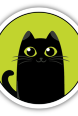 Northwest Stickers NW Stickers-Green Eyed Cat