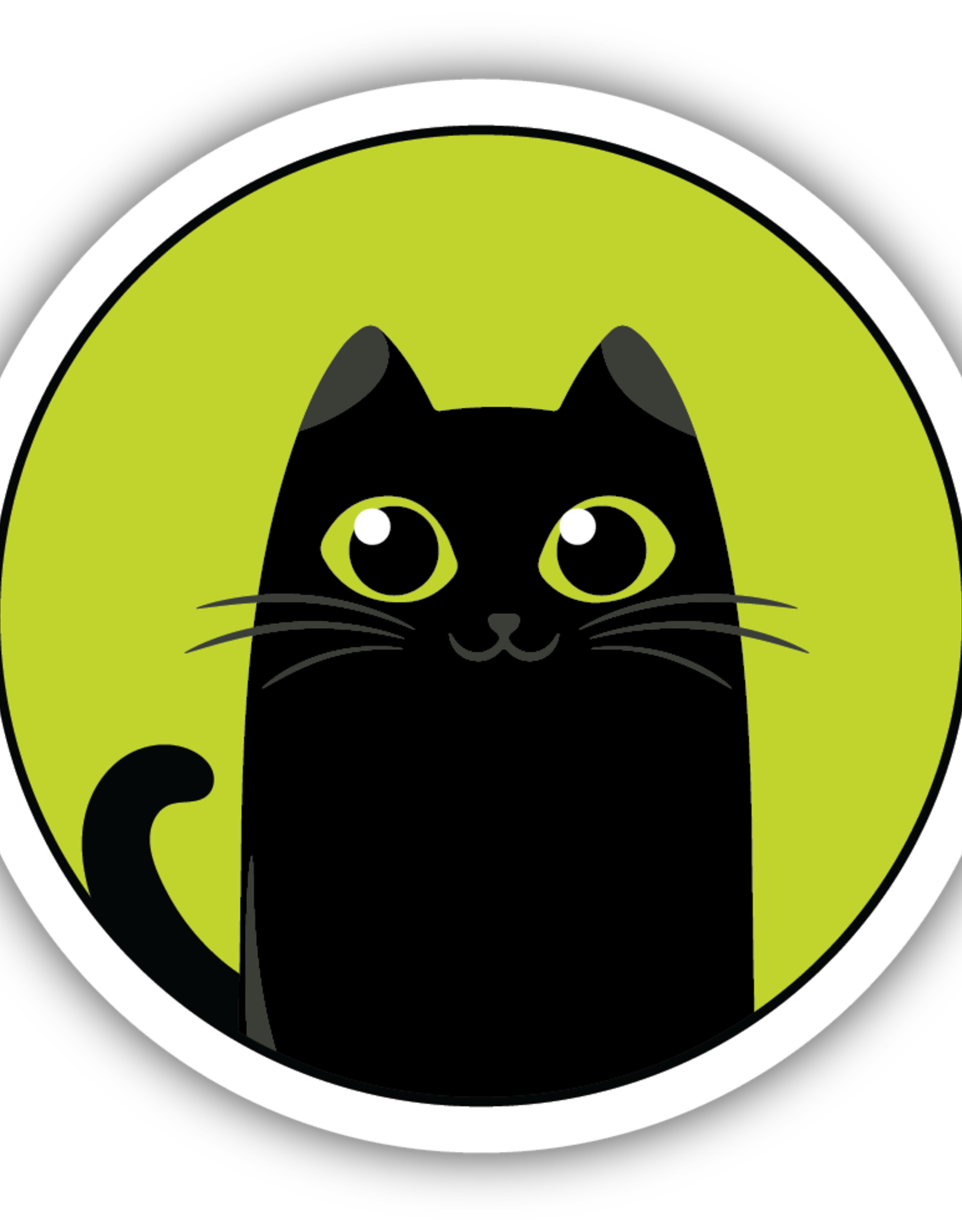 Northwest Stickers NW Stickers-Green Eyed Cat