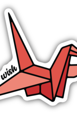 Northwest Stickers NW Stickers- make a wish Origami