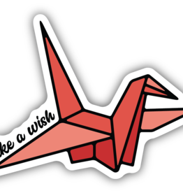 Northwest Stickers NW Stickers- make a wish Origami