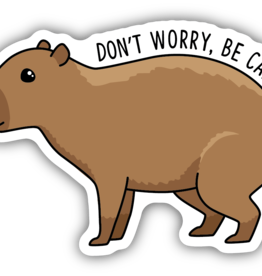 Northwest Stickers NW Stickers Dont Worry Be Capy