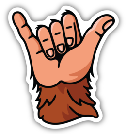 Northwest Stickers NW Stickers Sasquatch Shaka