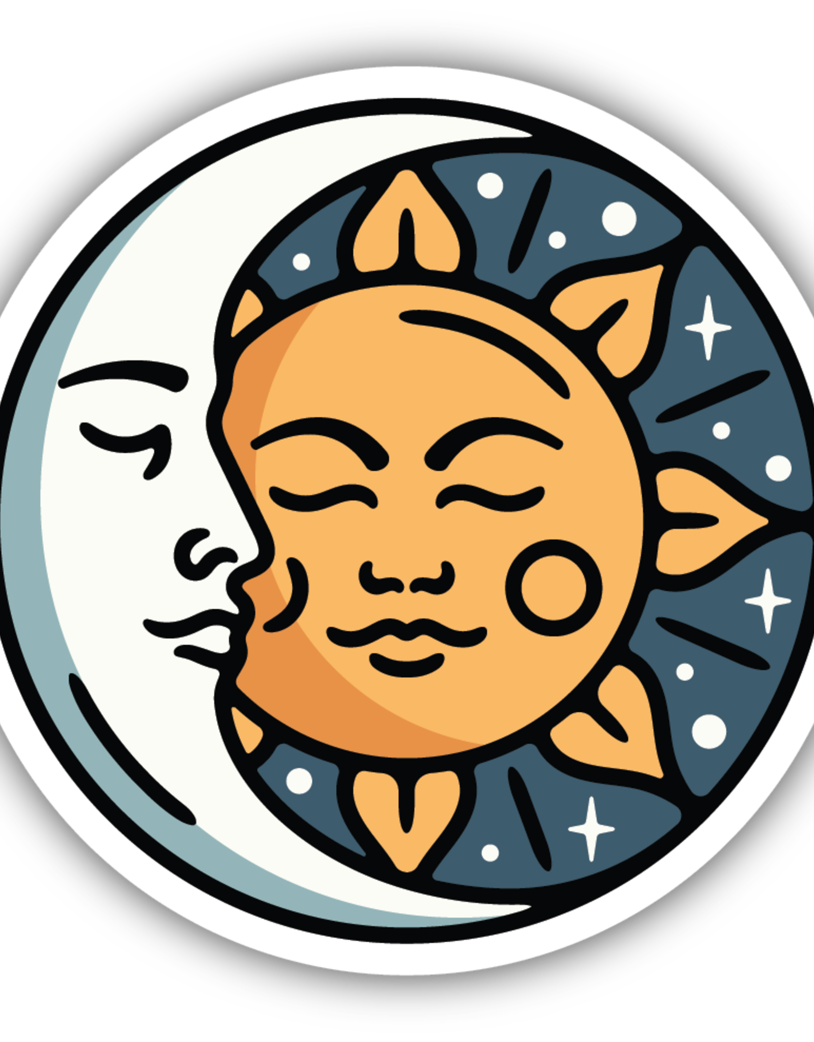 Northwest Stickers NW Stickers Moon And Sun