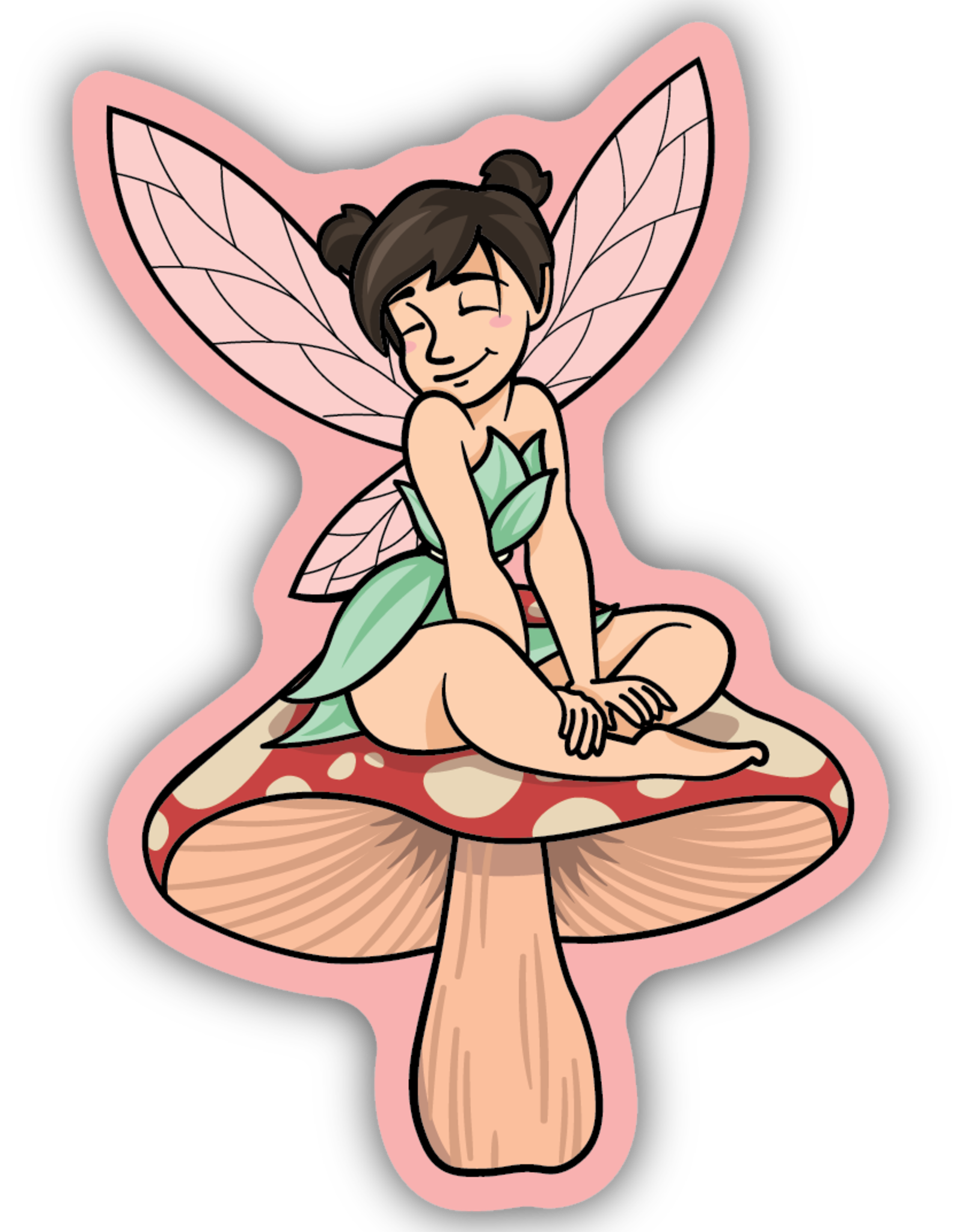 Northwest Stickers NW Stickers Fairy Mushroom