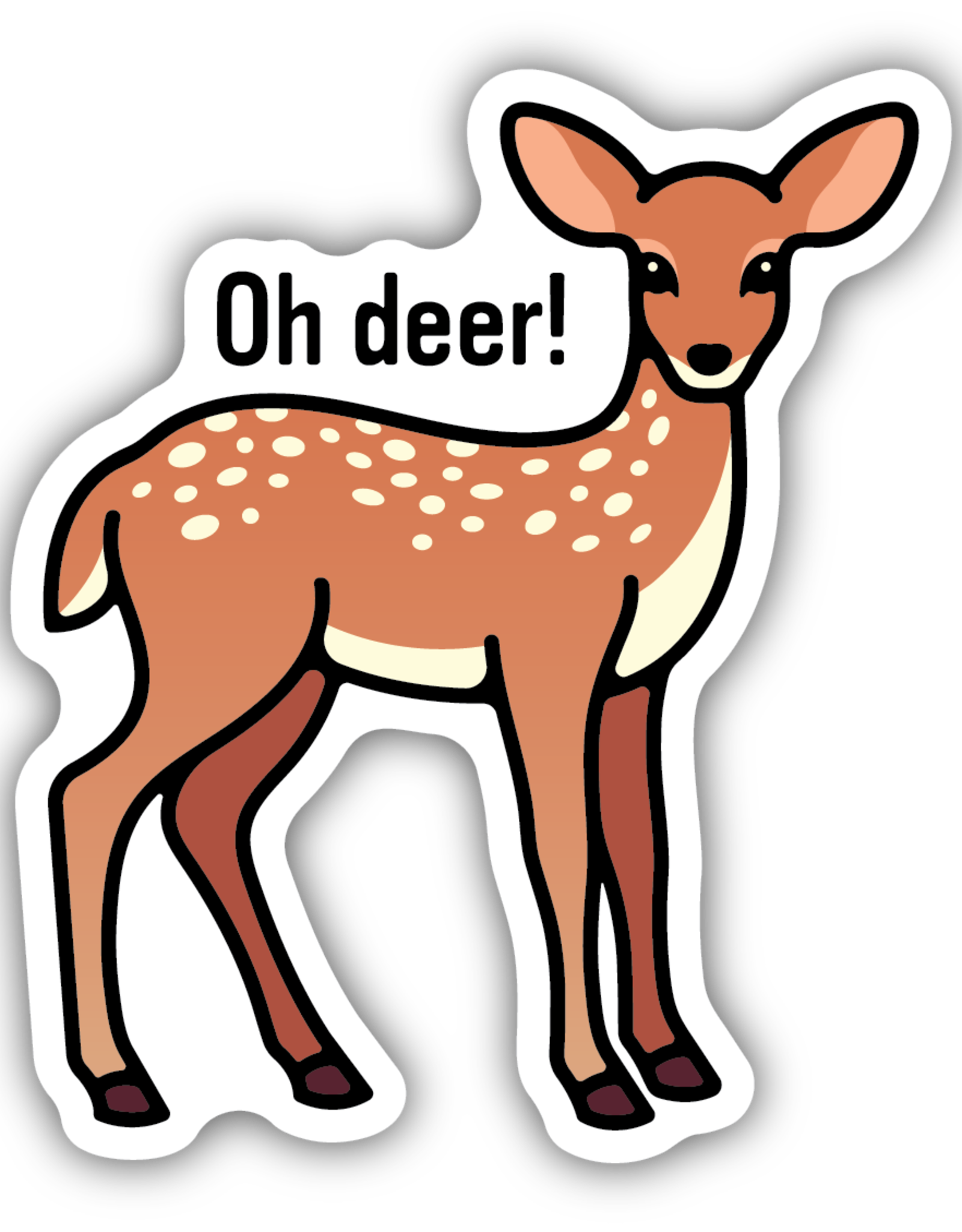 Northwest Stickers NW Stickers Oh Deer