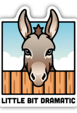 Northwest Stickers NW Stickers Dramatic Donkey