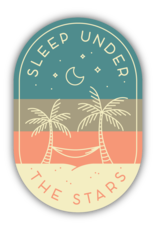 Northwest Stickers NW Stickers- Sleep under Stars palms