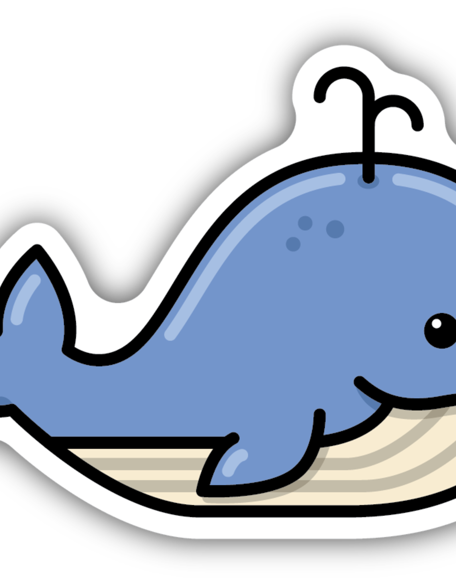 Northwest Stickers NW Stickers Spouting Whale