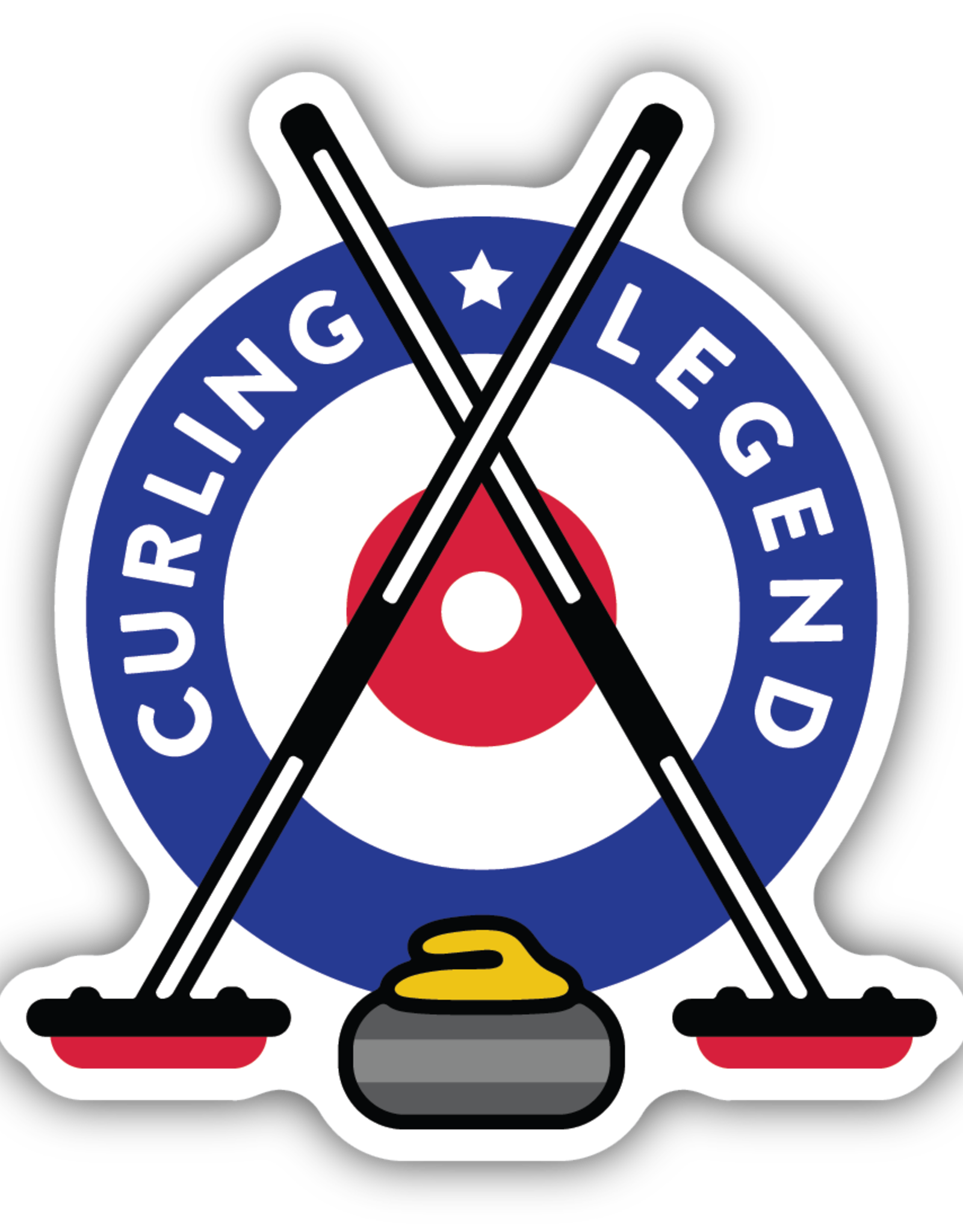 Northwest Stickers NW Stickers Curling Legend