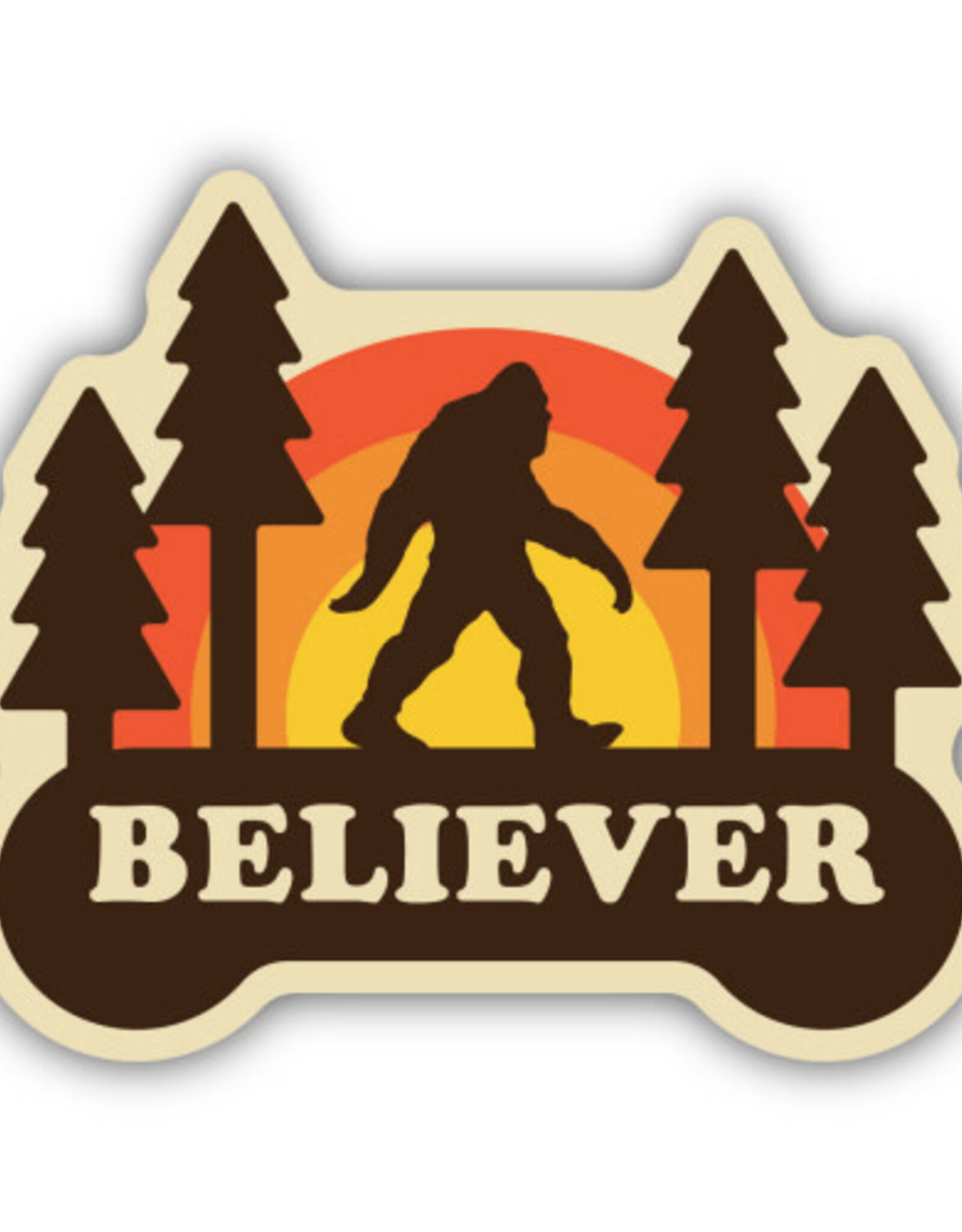 Northwest Stickers NW Stickers-Animals Sasquatch Believer