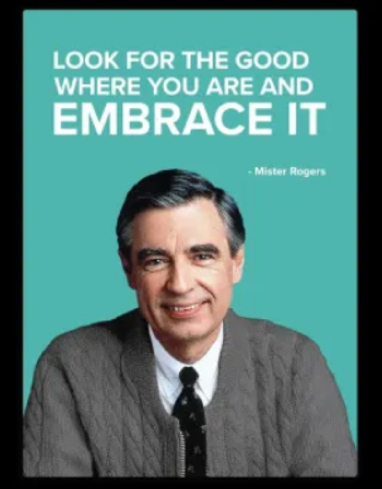 Bella Flor Magnet - Mr Rogers Embrace it
