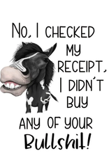 Bella Flor Magnet - Checked Receipt