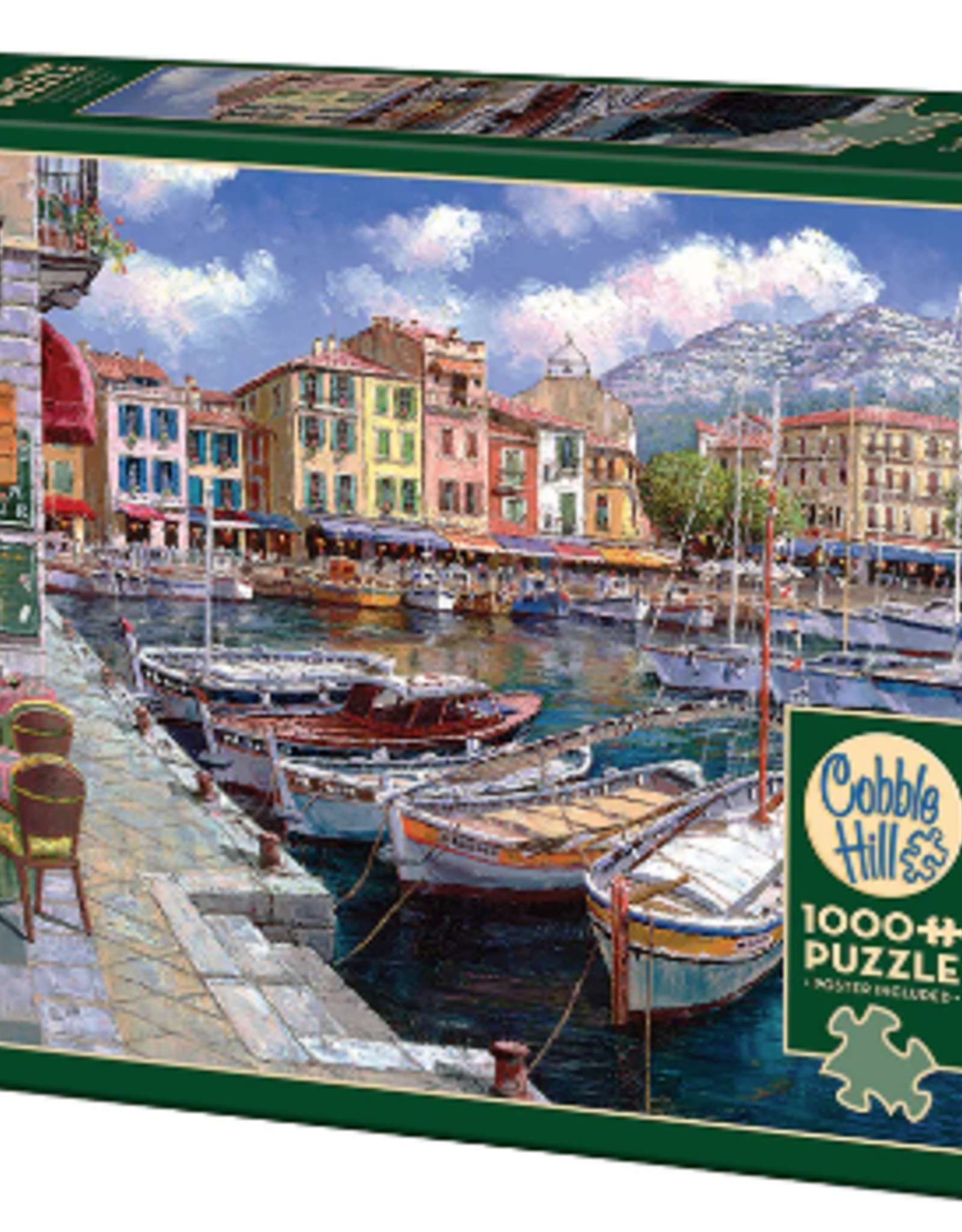 Cobble Hill Cafe in Cassis- 1000pc Puzzle