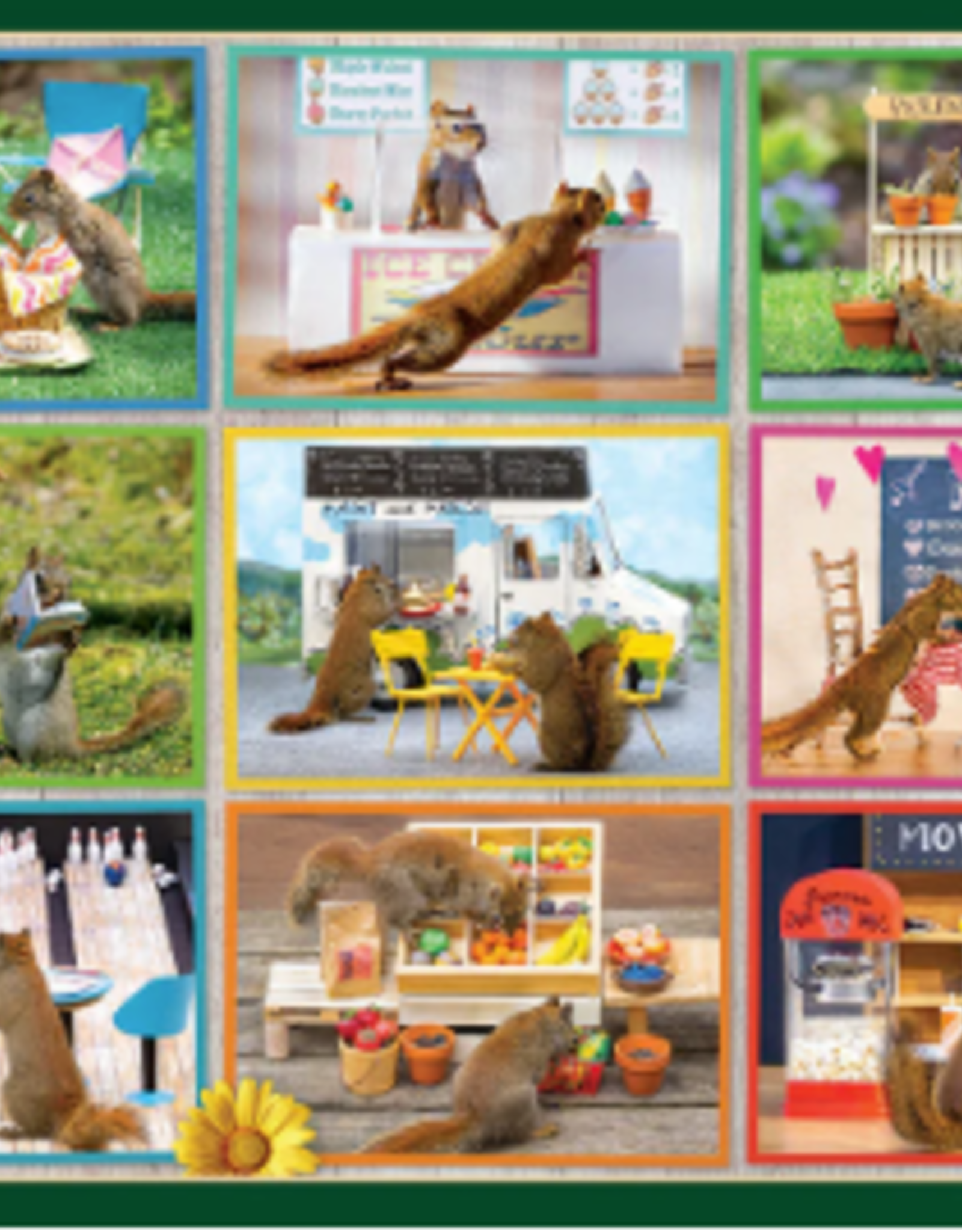 Cobble Hill Squirrels around town- 1000pc