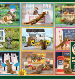 Cobble Hill Squirrels around town- 1000pc