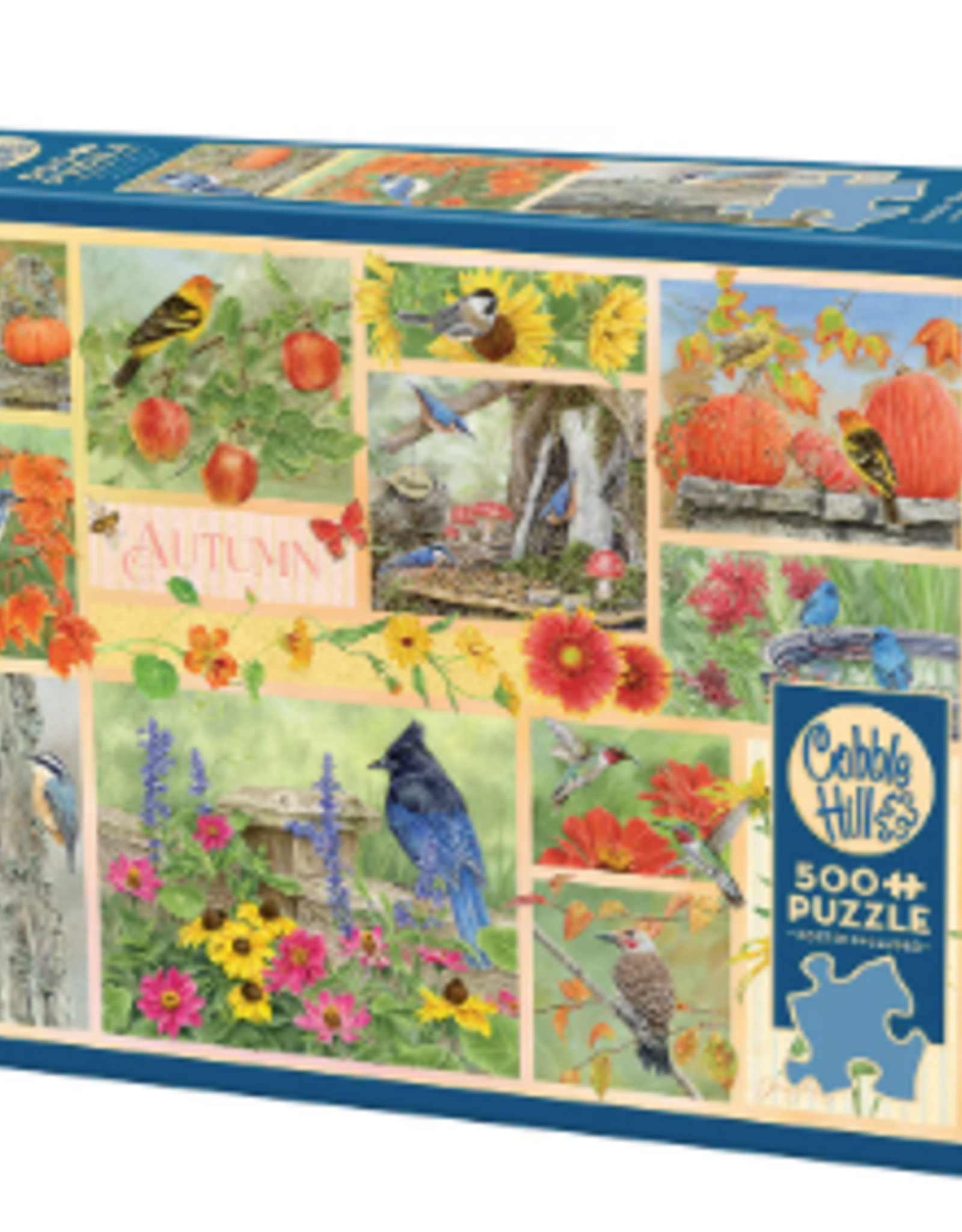 Cobble Hill Garden Birds in Autumn- 500pc
