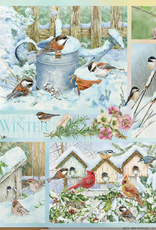 Cobble Hill Garden Birds in Winter- 500pc