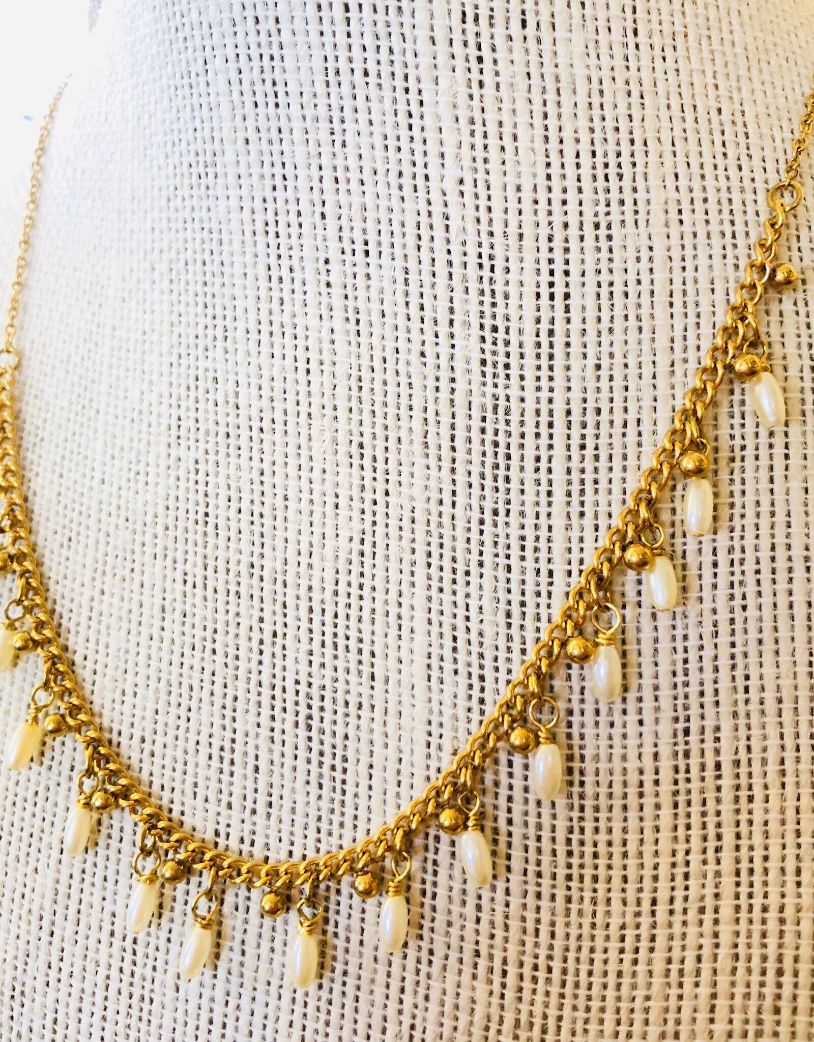 Rogue Jewelry Designs Rogue Pearl Chain 15.5"