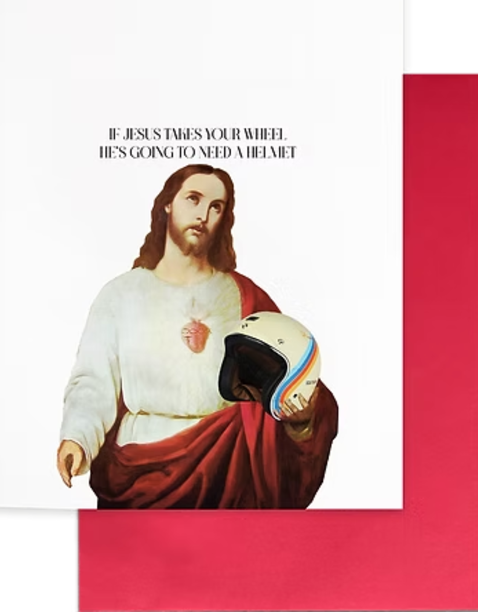 Cardideology Jesus Needs a Helmet